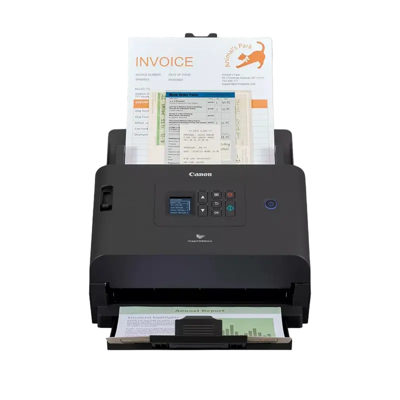 Потоковый Сканер Canon imageFORMULA DR-S250N, A4, Чёрный