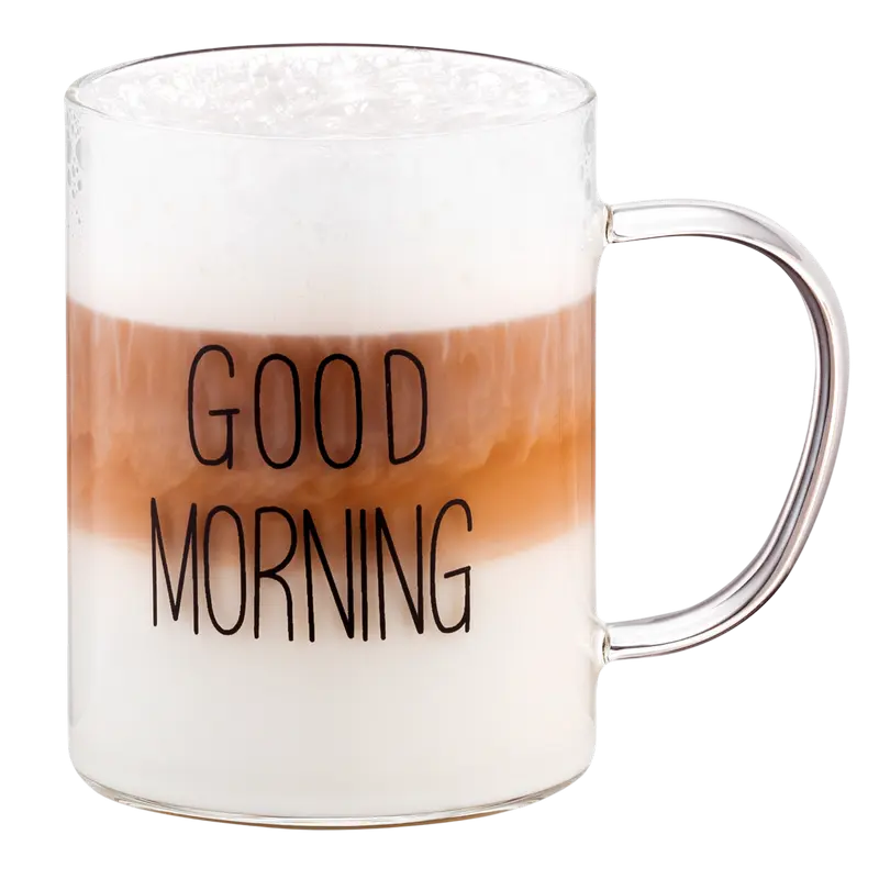 Набор чашек Ardesto AR2642BMR, 420 мл, 2 шт, Прозрачный