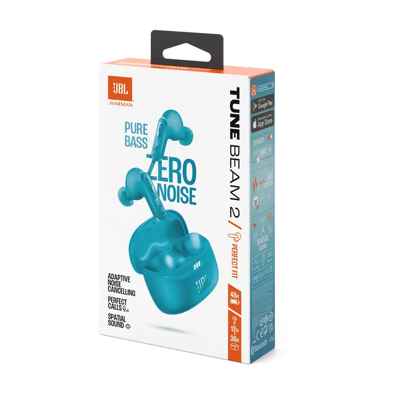 Căști JBL Tune Beam 2, Turquise