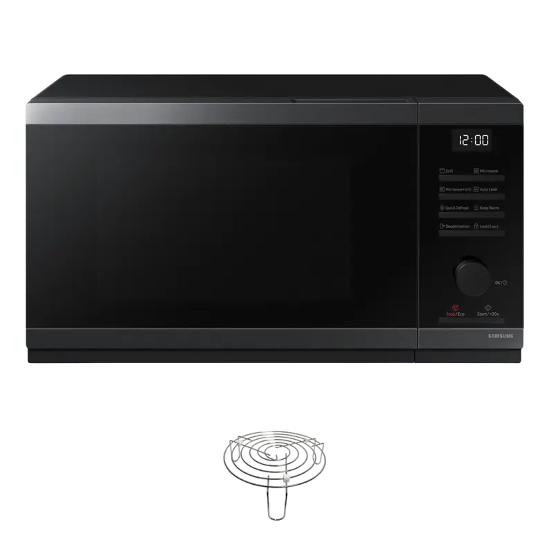 Cuptor cu microunde Samsung MG23DG4524AGE2, Negru