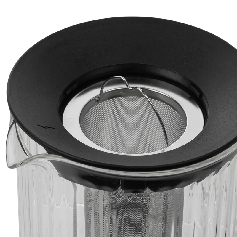 Ceainic cu infuzor RESTO 90517, 1L, Negru
