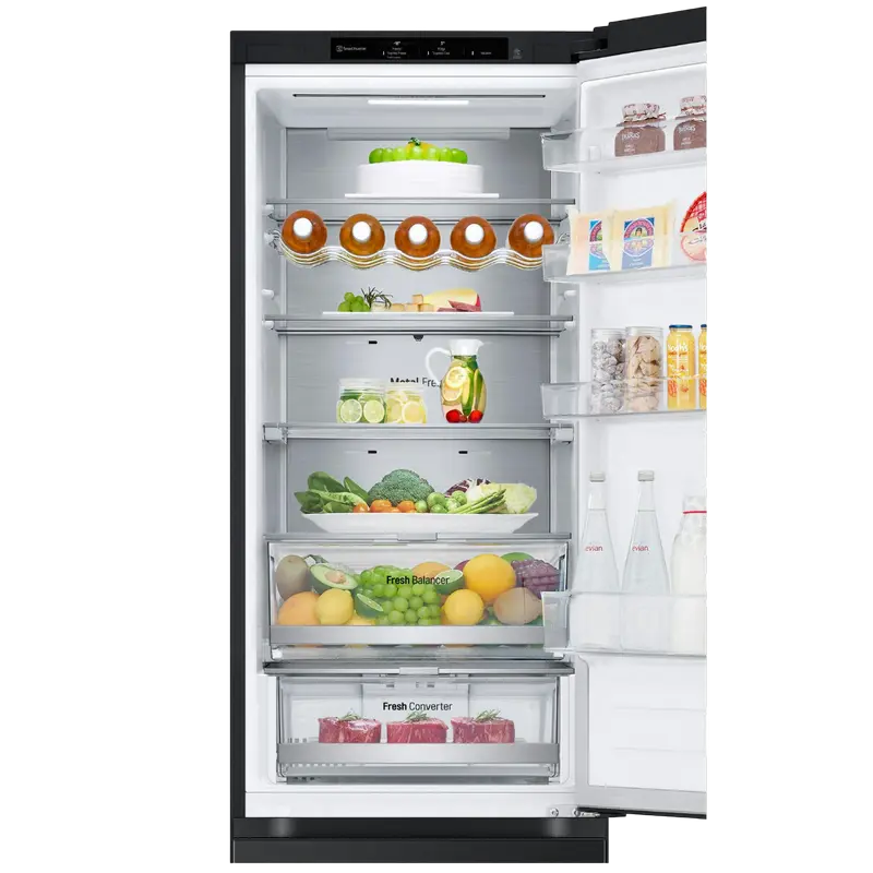 Frigider LG GBV7280AEV, Essence Black Steel