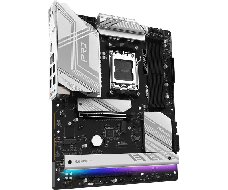 Placa de bază ASRock B850 Pro RS, AM5, AMD B850, ATX