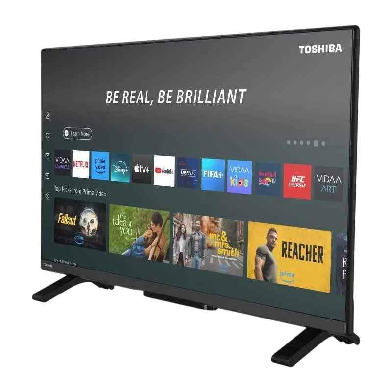 32" LED SMART TV TOSHIBA 32LV2563DG, Full HD, VIDAA OS, Black