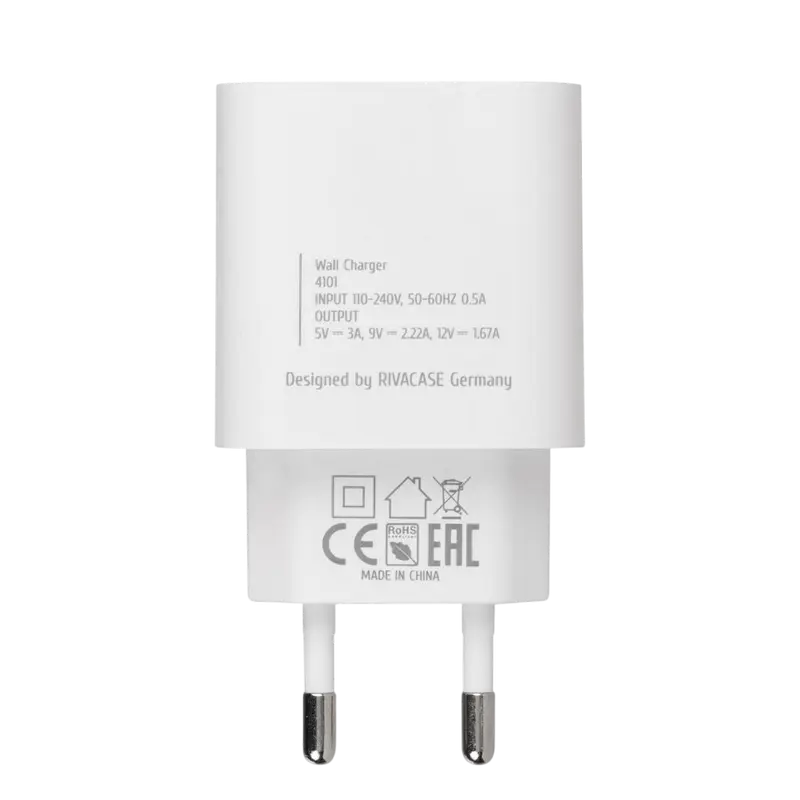 Încărcător Rivacase PS4101 W00, 20W, Alb
