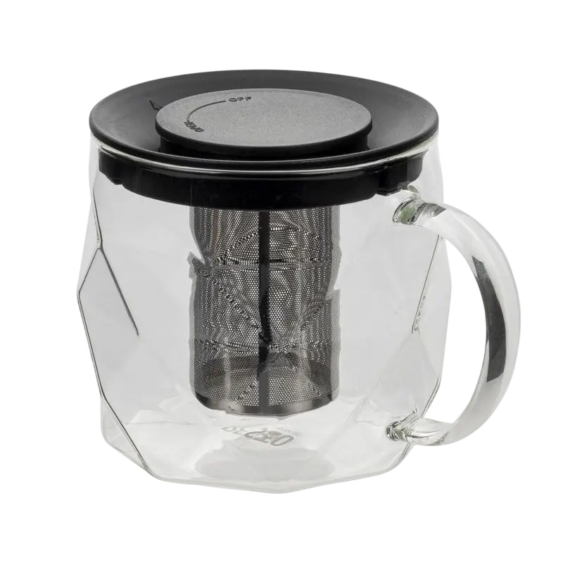 Ceainic cu infuzor RESTO 90516, 1L, Negru