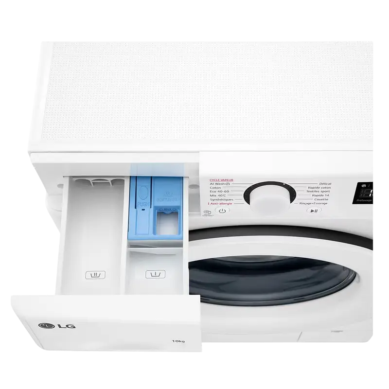 Mașina de spălat LG F14R33WHS, 10kg, Alb