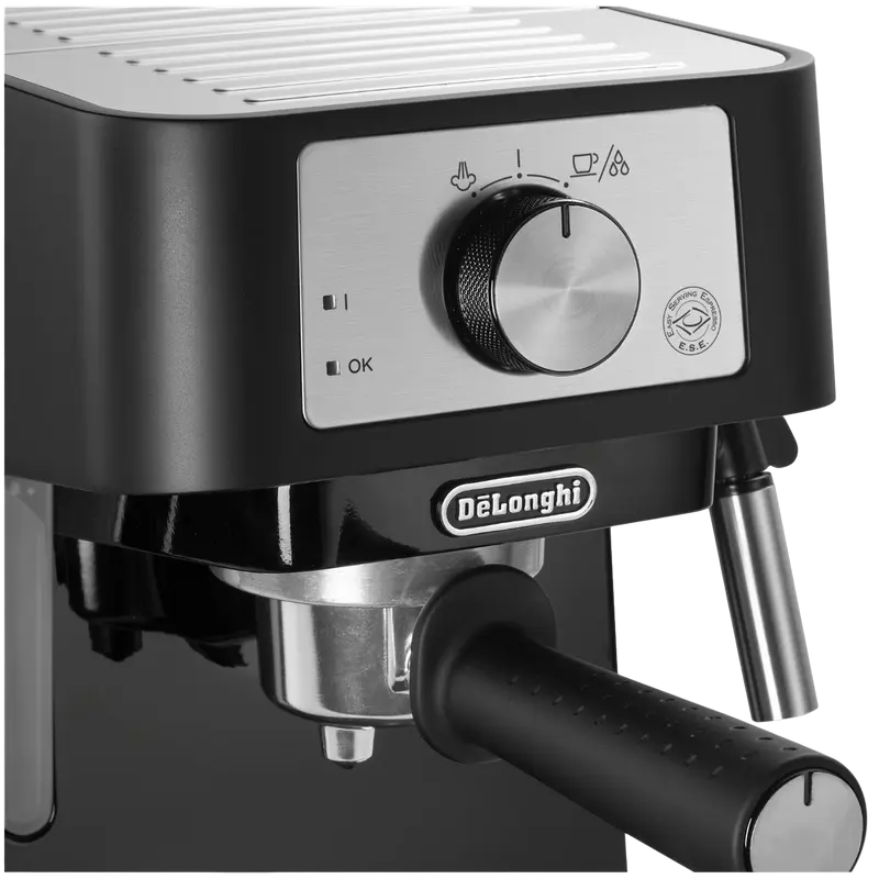 Cafetiera manuala DeLonghi EC260BK, 1100W, Negru
