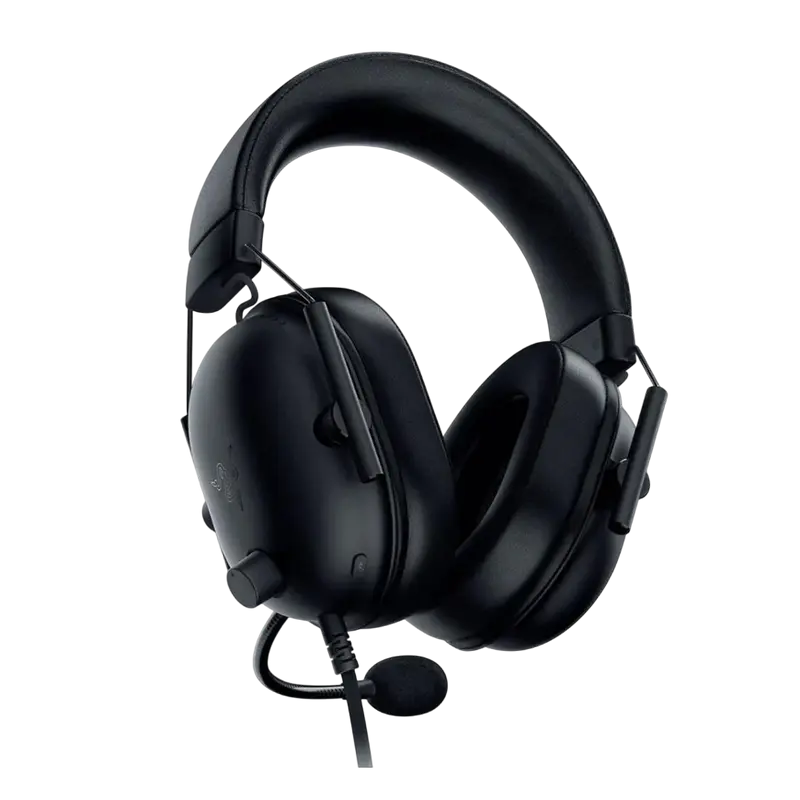 Căști gaming Razer BlackShark V2 X pentru PlayStation, Cu fir, Negru