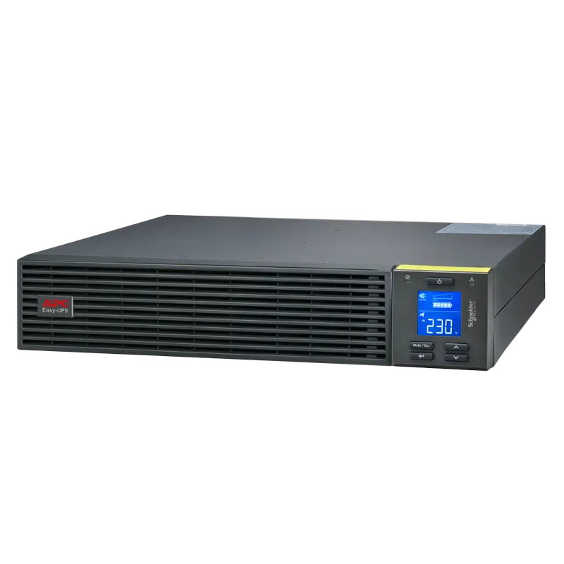 APC Easy UPS SRV1KRIRK-E 1000VA/900W, Rack2U, Sinewave ,Online, LCD, AVR, USB, RS232, Comm.slot, 3*C