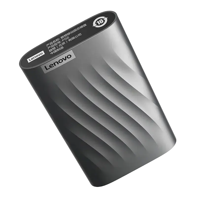 SSD portabil extern Lenovo PS6, 512 GB, Grey (GXB1M24163)