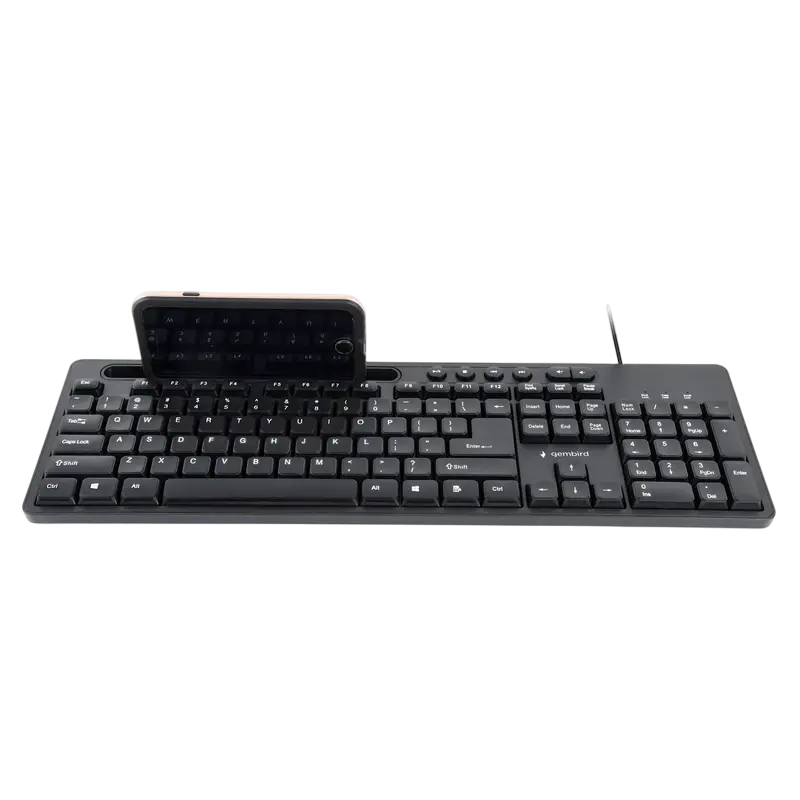 Tastatură Gembird KB-UM-108, cu fir, neagră
