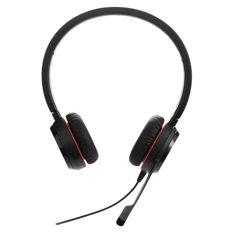 Headset Jabra Evolve 20 SE, Stereo MS, USB C/A adapter, Leather, Black