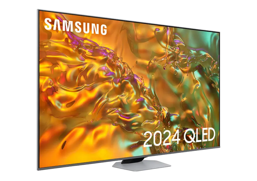 75" QLED SMART TV Samsung QE75Q80DAUXUA, 3840x2160 4K UHD, Tizen 8.0, Argintiu