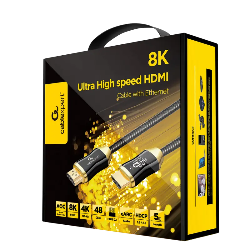 Cablul video Cablexpert CCBP-HDMI8K-AOC-5M