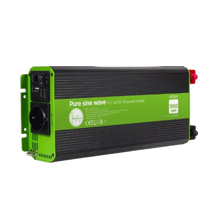 Автомобильный инвертор Energenie EG-PWC-PS1000-01, 1000Вт, Разноцветный