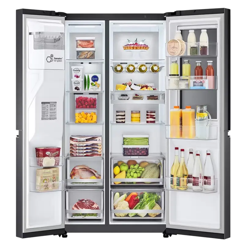 Frigider LG GSXV90MCAE, Negru