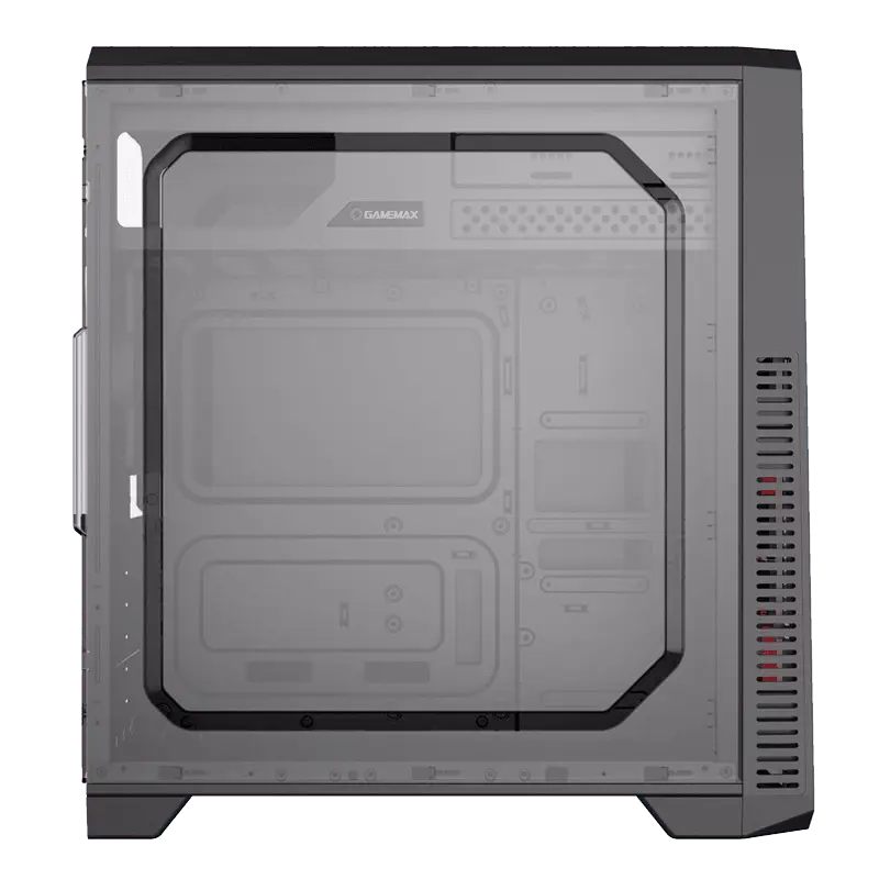 Компьютерный корпус Gamemax G561-BK, Midi-Tower, Без блока питания, Чёрный