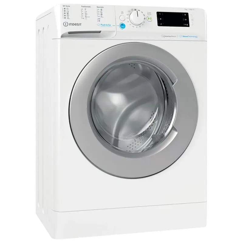 Mașină de spălat Indesit BWE 71295 X WSV EU, 7kg, Alb