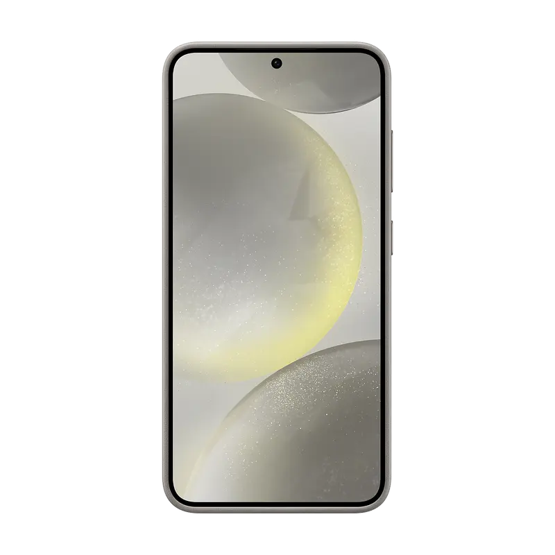 Husa Samsung Vegan Leather Case Galaxy S24, Gri-maro