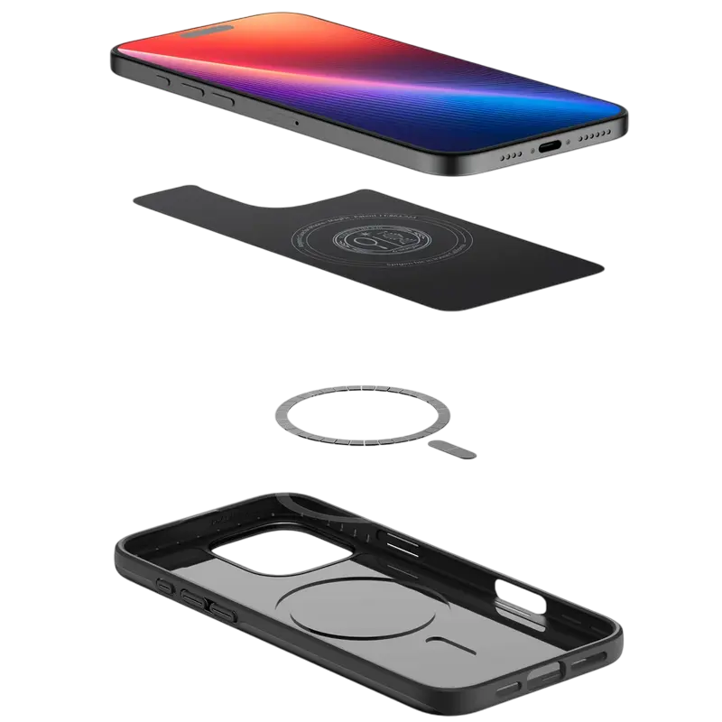 Husă Spigen iPhone 16 Pro Thin Fit Mag Magsafe, Negru