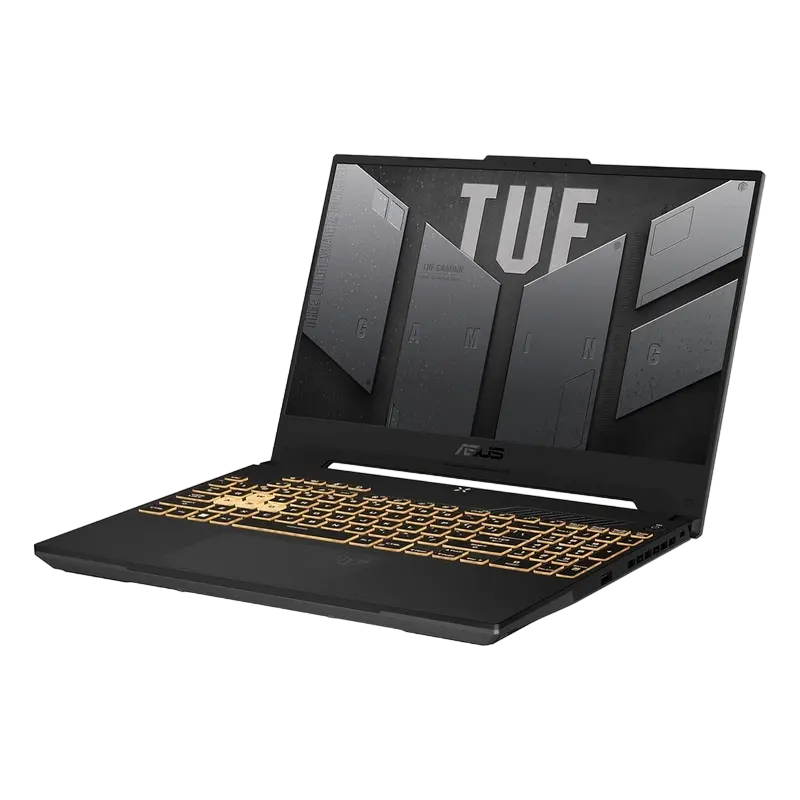 Laptop de joc 15,6" ASUS TUF Gaming F15 FX507VV, Mecha Gray, Intel Core i7-13620H, 32GB/1024GB, Fără OS