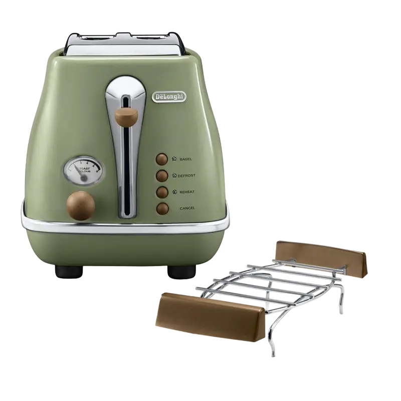 Cumpara  Aparate Sandwich si Toaster - Toaster DeLonghi CTOV 2103 GR, Verde..