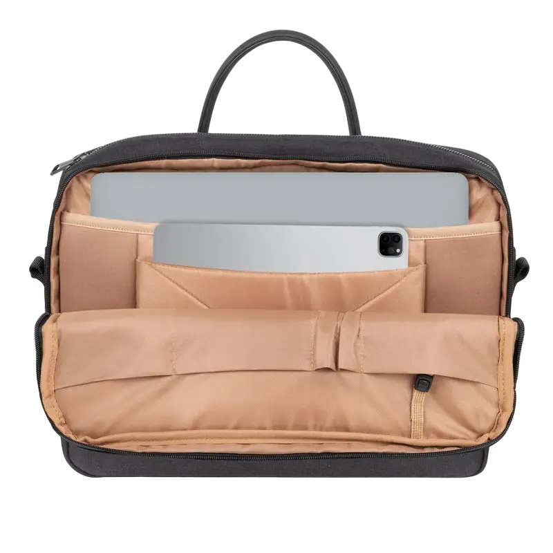 Geantă pentru laptop Rivacase 8134, 15.6", Eco-Friendly rPET Poliester, Negru