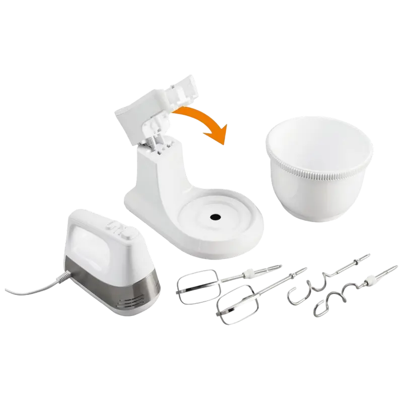 Mixer detașabil staționar Gorenje M500DCS, Alb | Argintiu