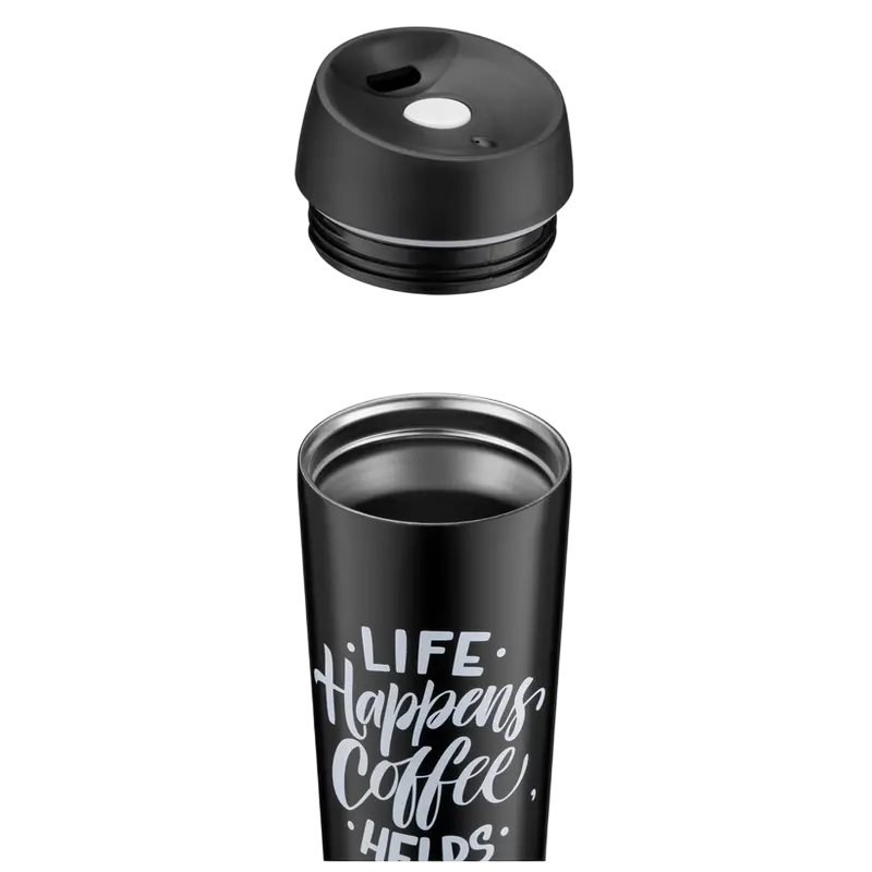 Термокружка Ardesto AR2645BC, 0,45л, Чёрный