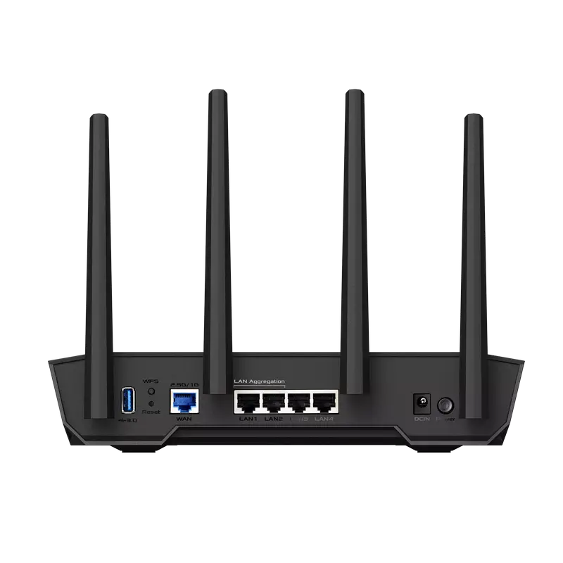 Router fără fir ASUS TUF-AX4200, Wi-Fi, Negru