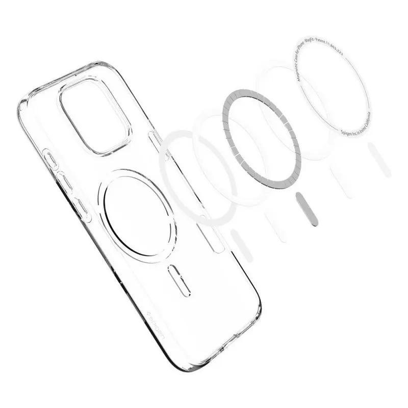 Husă Spigen iPhone 16 Pro Max Liquid Crystal Mag, Transparent