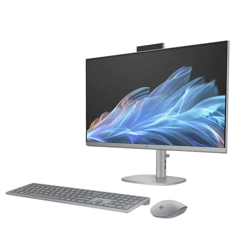 Computer All-in-One HP OmniStudio X 27, 27", Intel Core Ultra 9 125H, 16GB/1024GB, Windows 11 Home, Argintiu