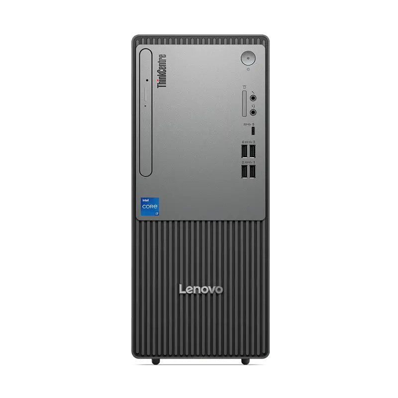 Sistem Desktop PC Lenovo ThinkCentre Neo 50t, Turn, Intel Core i5-14400, 8GB/512GB, Intel UHD Graphics 730, Fără SO