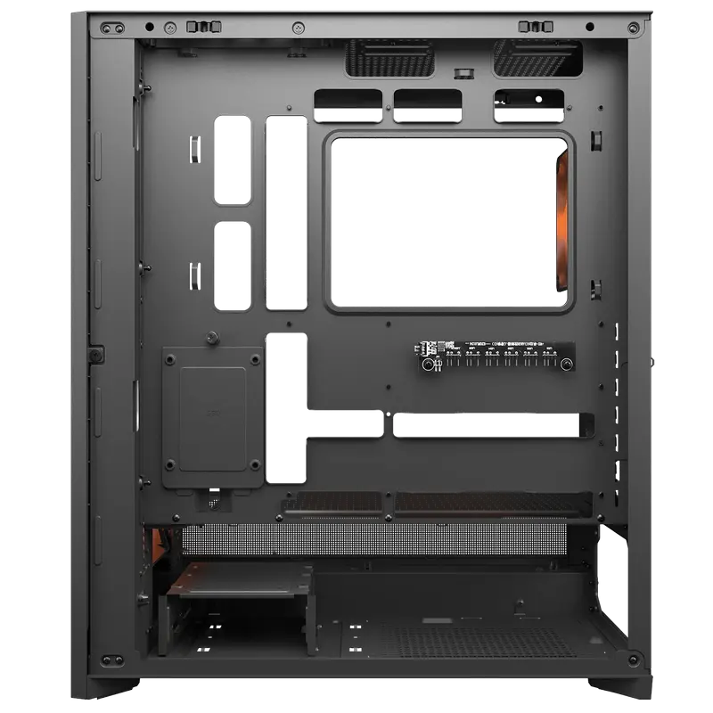 Carcasă PC Cougar Airface 180, Midi-Tower, Fără PSU, Negru