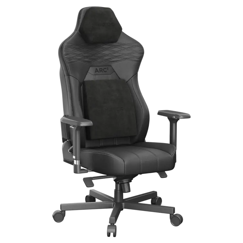 Игровое кресло HATOR Arc 3 XL, Искусственная кожа, Чёрный