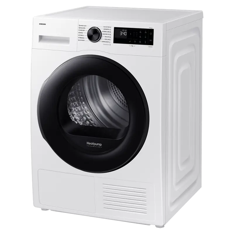 Uscător de rufe Samsung DV90DG52A0AELE, 9kg, Alb