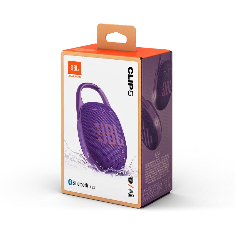 Boxă portabilă JBL Clip 5, Violet
