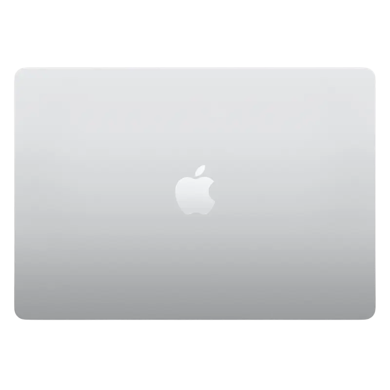 Laptop Apple MacBook Air A3241 de 15,3", Argintiu, M4 cu procesor și grafică cu 10 nuclee, 24GB/512GB, macOS Sequoia