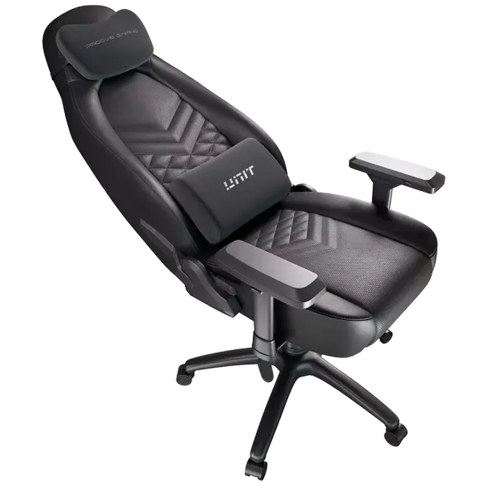 Scaun Gaming Proove Unit, PU Piele, Negru