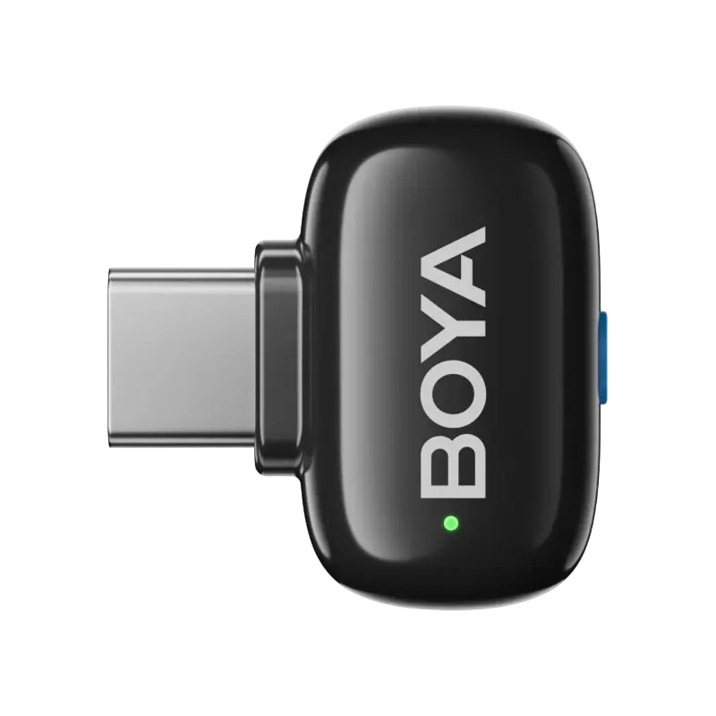 Microfon portabil pentru înregistrare vocală Boya Mini-14, Fără fir, Negru