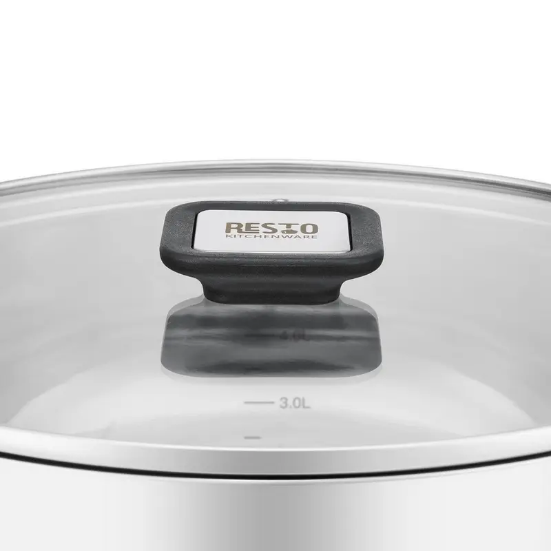 Набор кастрюль RESTO 92214, Нержавеющая сталь