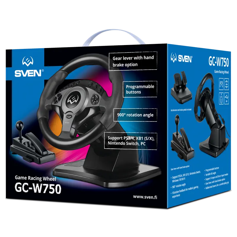 Volan Gaming SVEN GC-W750, Negru