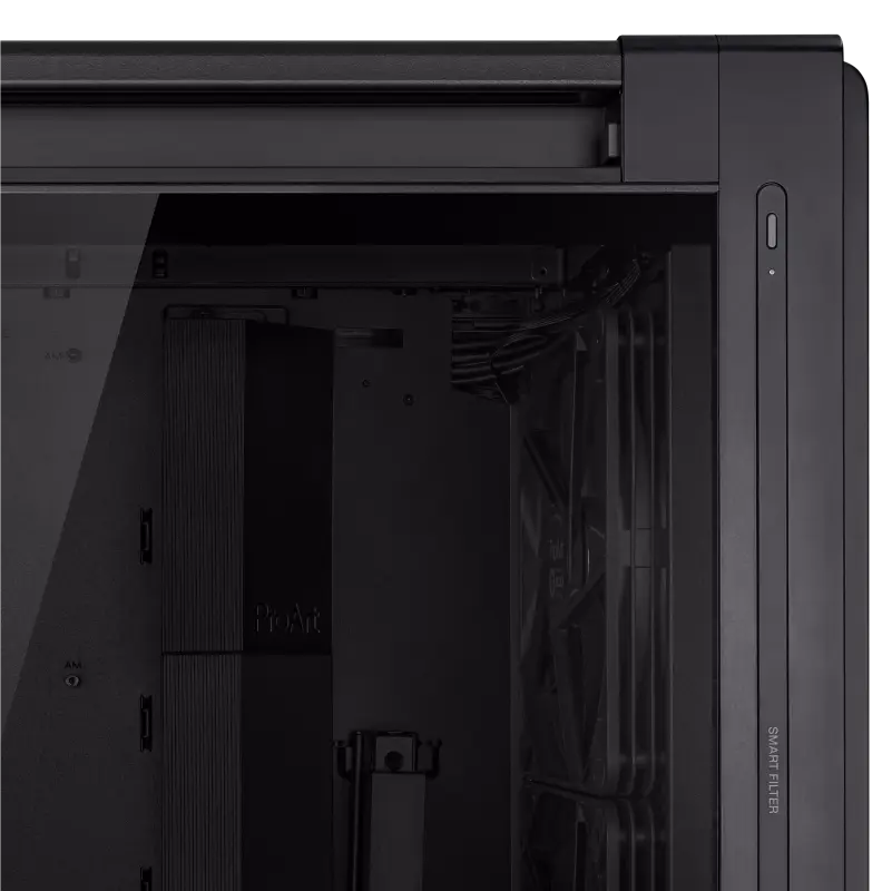 Carcasă PC ASUS ProArt PA602, Midi-Tower, Fără PSU, Negru