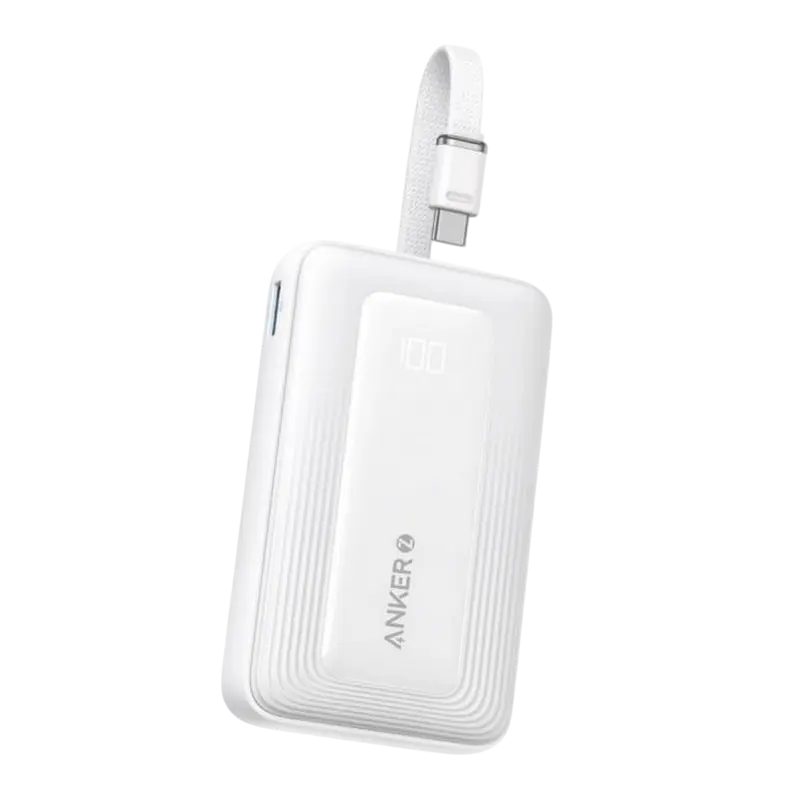 Acumulator extern Anker PowerCore Zolo, 10000mAh, Alb