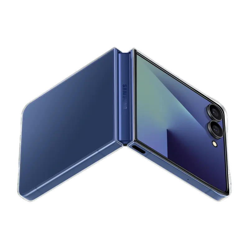 Чехол Samsung Clear для Galaxy Flip 7, Прозрачный