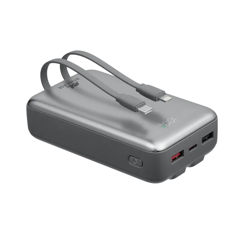 Încărcător portabil Rivacase VA2612, 20000mAh, Argintiu