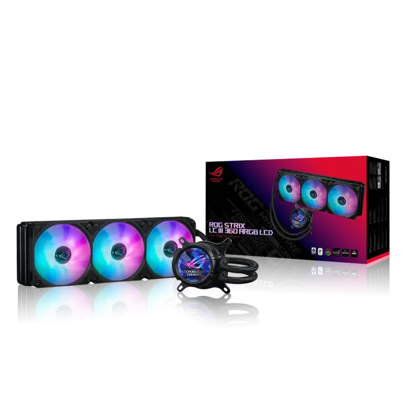 Кулер для процессора ASUS ROG Strix LC III 360 ARGB LCD