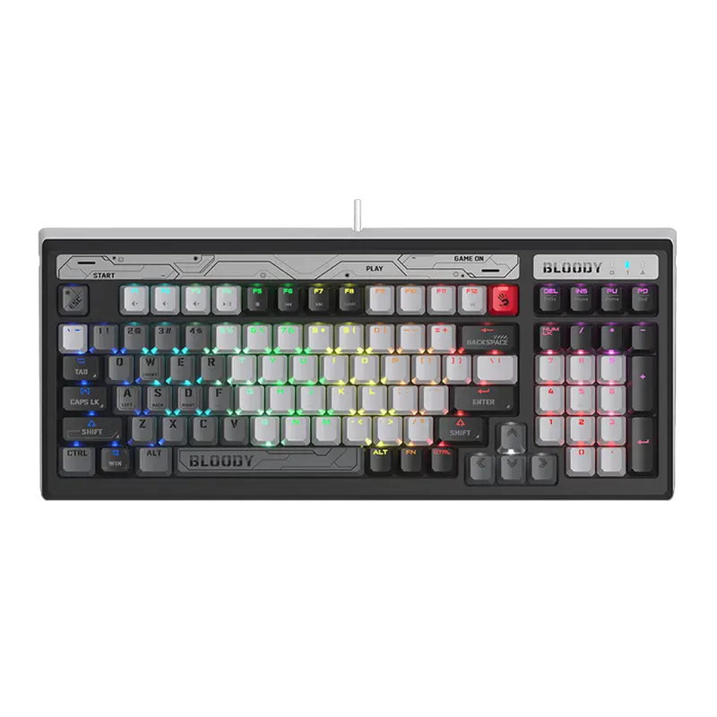 Tastatură Bloody B950, Cu fir, Gri..