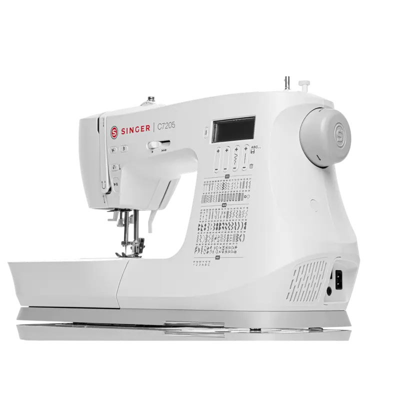 Mașină de cusut Singer C7205, Alb